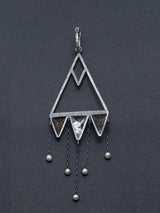 Sterling Silver & Multi-Gemstone Drop Earrings