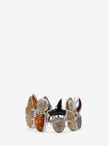 Multiple Stones Bracelet In Sterling Silver