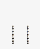 Medium Sapphire Hoops Earrings