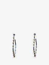 18K Gold Square Earrings