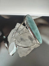 Larimar Cuff Bracelet