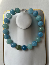 Rare Aquamarine Beads Necklace.