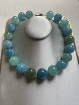 Rare Aquamarine Beads Necklace.