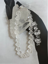 Large Clear Raw Quartz Necklace