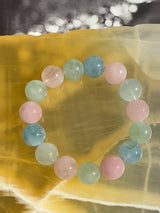 Multiple Gemstones Beaded Stretch Bracelet