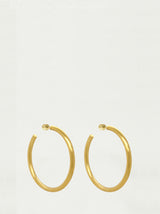 24K Large Hoops Earrings