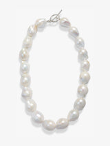 Large Baroque Pearl Strand Necklace