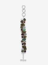 Multi Gemstones Bracelet Handcrafted In Fine Sterling