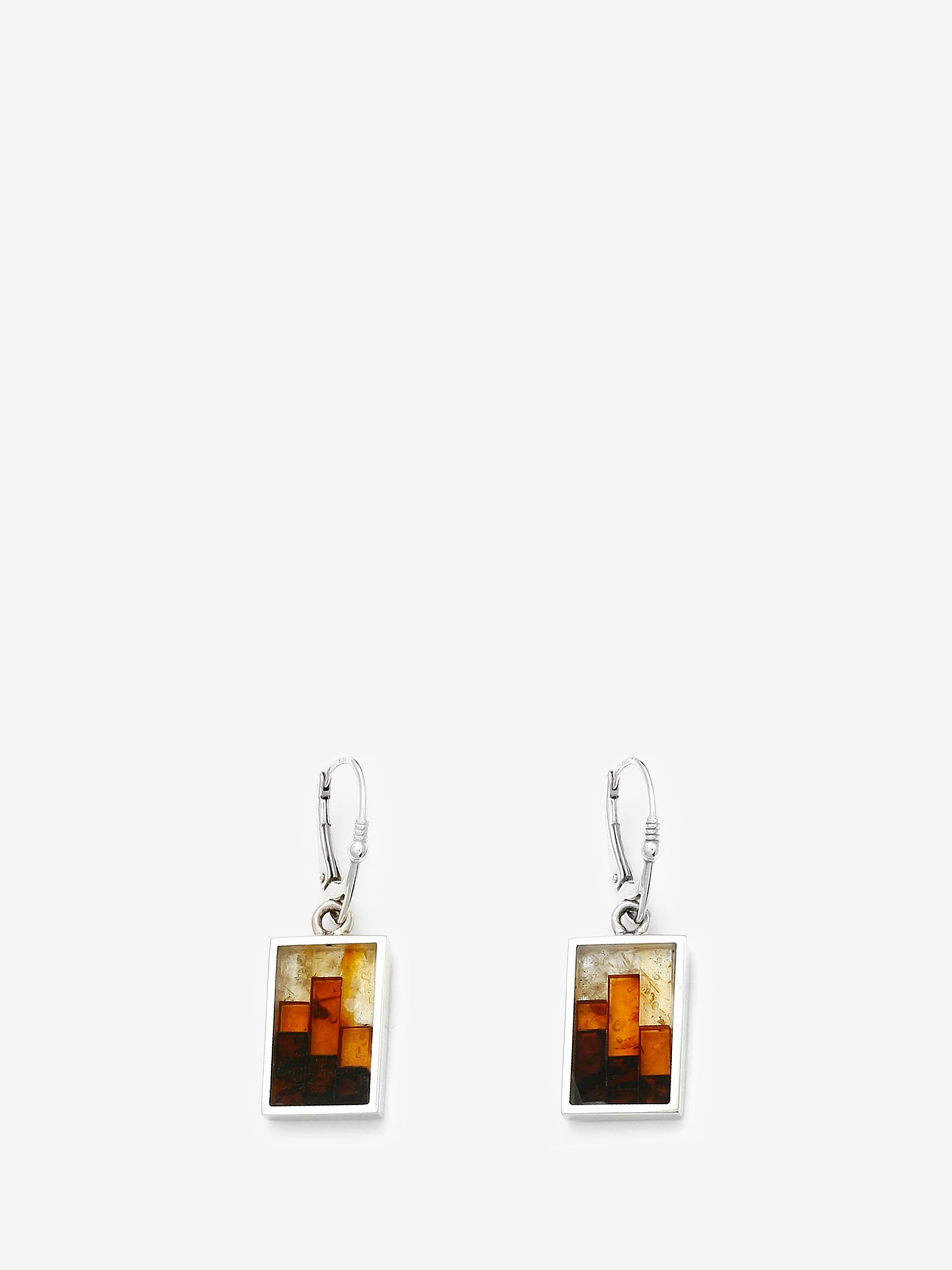 Natural Baltic Amber Drop Earrings