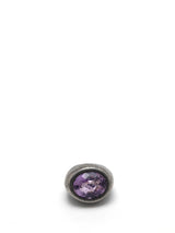Sterling Silver Large Amethyst Ring