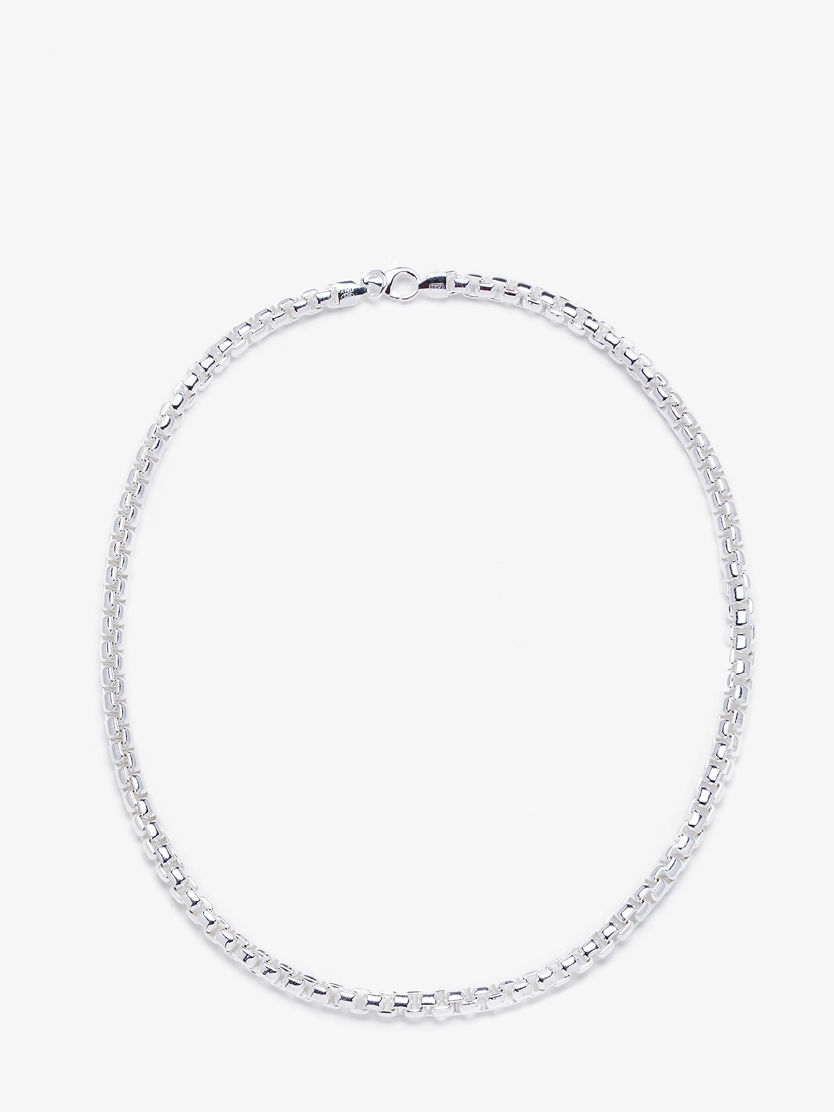Sterling Silver Box Chain Necklace