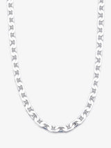 Sterling Silver Flat Marina Chain Necklace