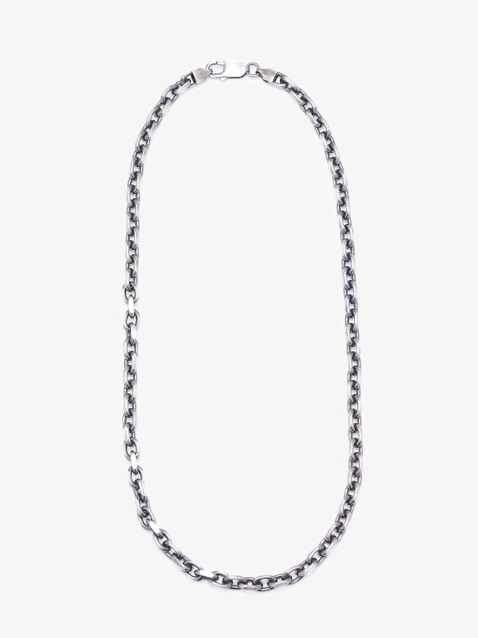 Minimalist Chain Necklace In Sterling Silver