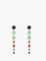 Multi Color Dangle Earrings
