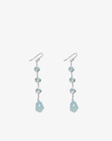 Aquamarine liner Drop Earrings