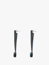 Turquoise Heart Earrings In Sterling Silver