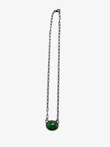 Sterling Silver Turquoise NecklacSonoran Gold Green Turquoise Necklace