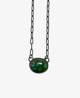 Sonoran Gold Green Turquoise Necklace