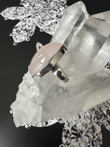 Large Oval Rose Quartz Ring