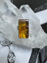 Large Amber Ring