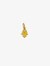 24K Pure Gold Pendant with Diamond