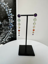 Multi Color Dangle Earrings