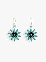 Turquoise Flower Earrings