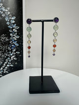 Multi Color Dangle Earrings