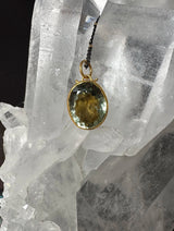 24K Gold Amethyst Necklace
