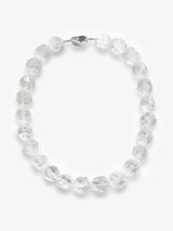 Large Clear Raw Quartz Necklace