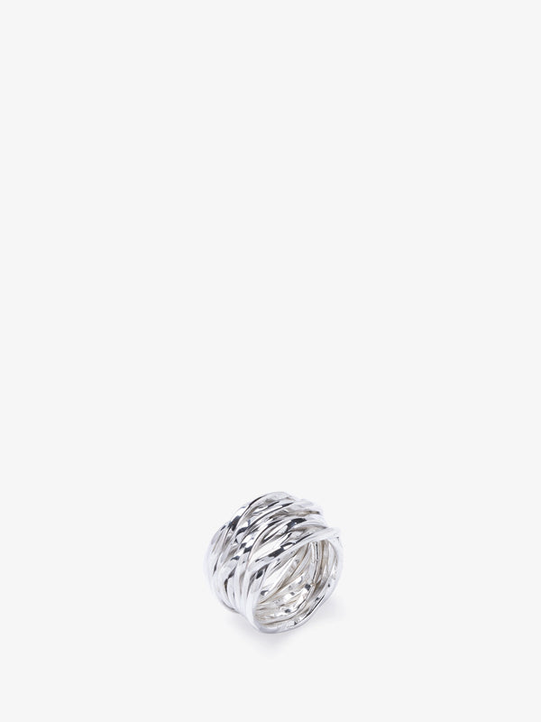 Hammered Sterling Silver Ring