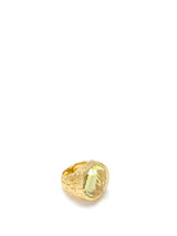 18K Gold Large Citrine Ring