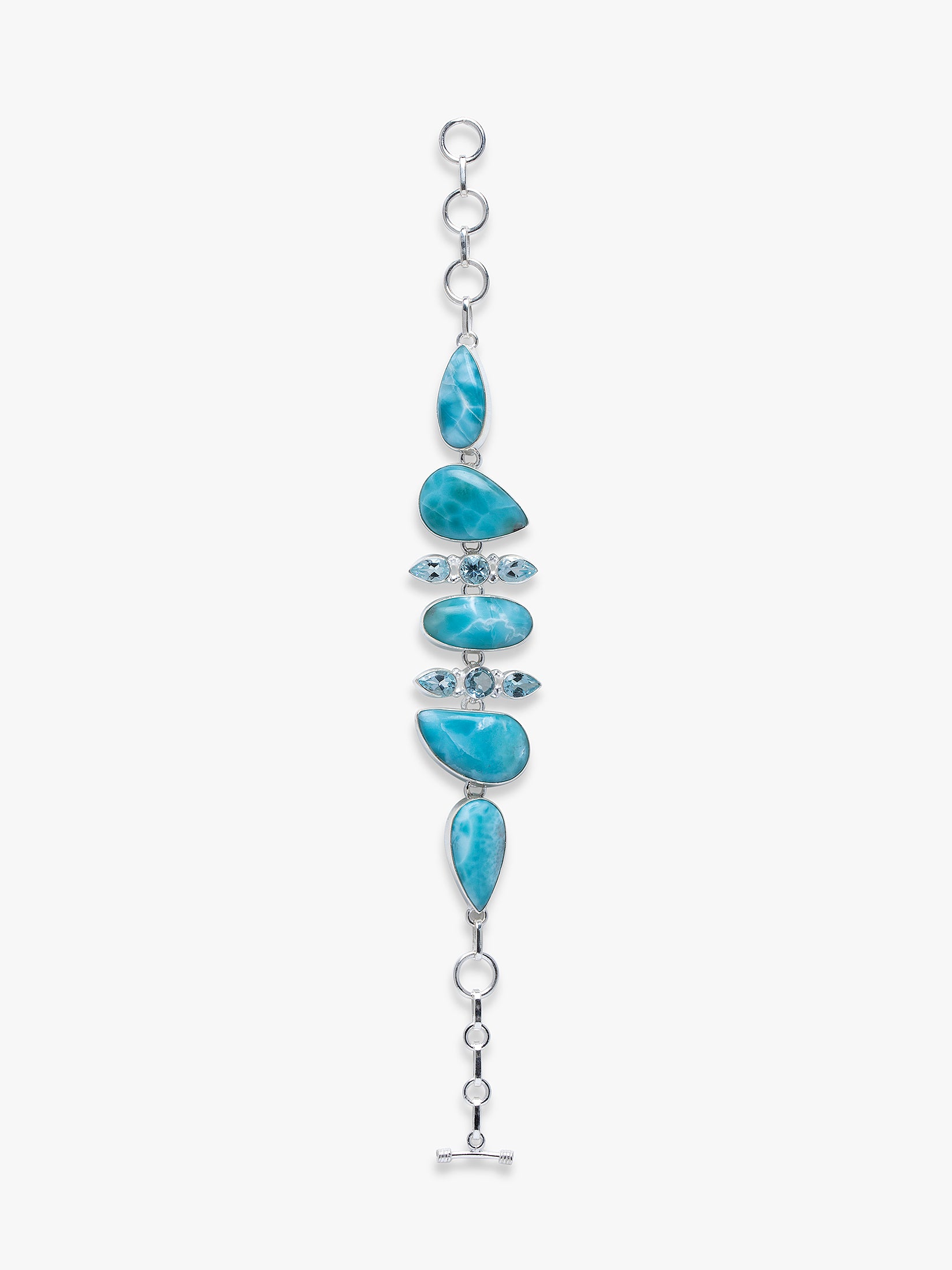 Beautiful Multi Color Bracelet in Sterling Silver