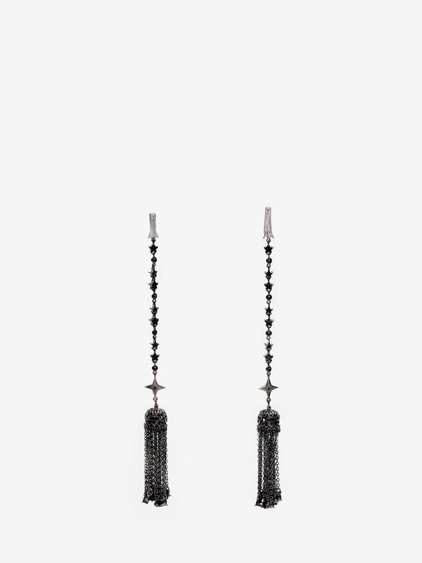 Beautiful Long Drop Earrings in Sterling Silver