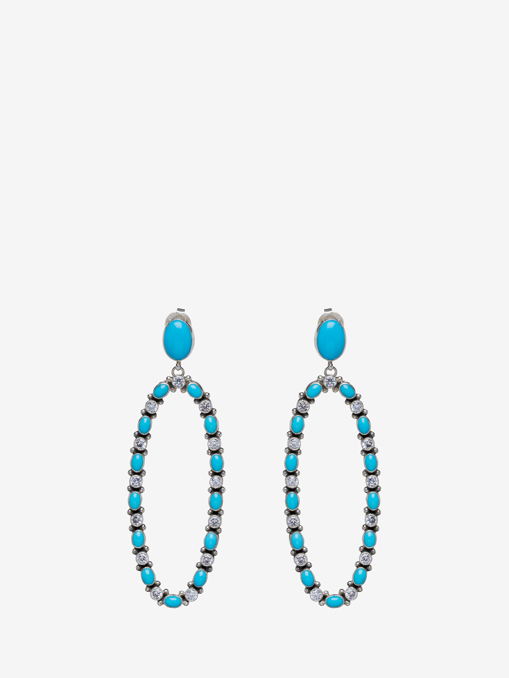  Artist Sleeping Beauty  & CZ drop earring