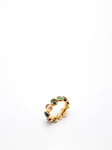 18K Gold Tourmaline Party Gemstone Ring