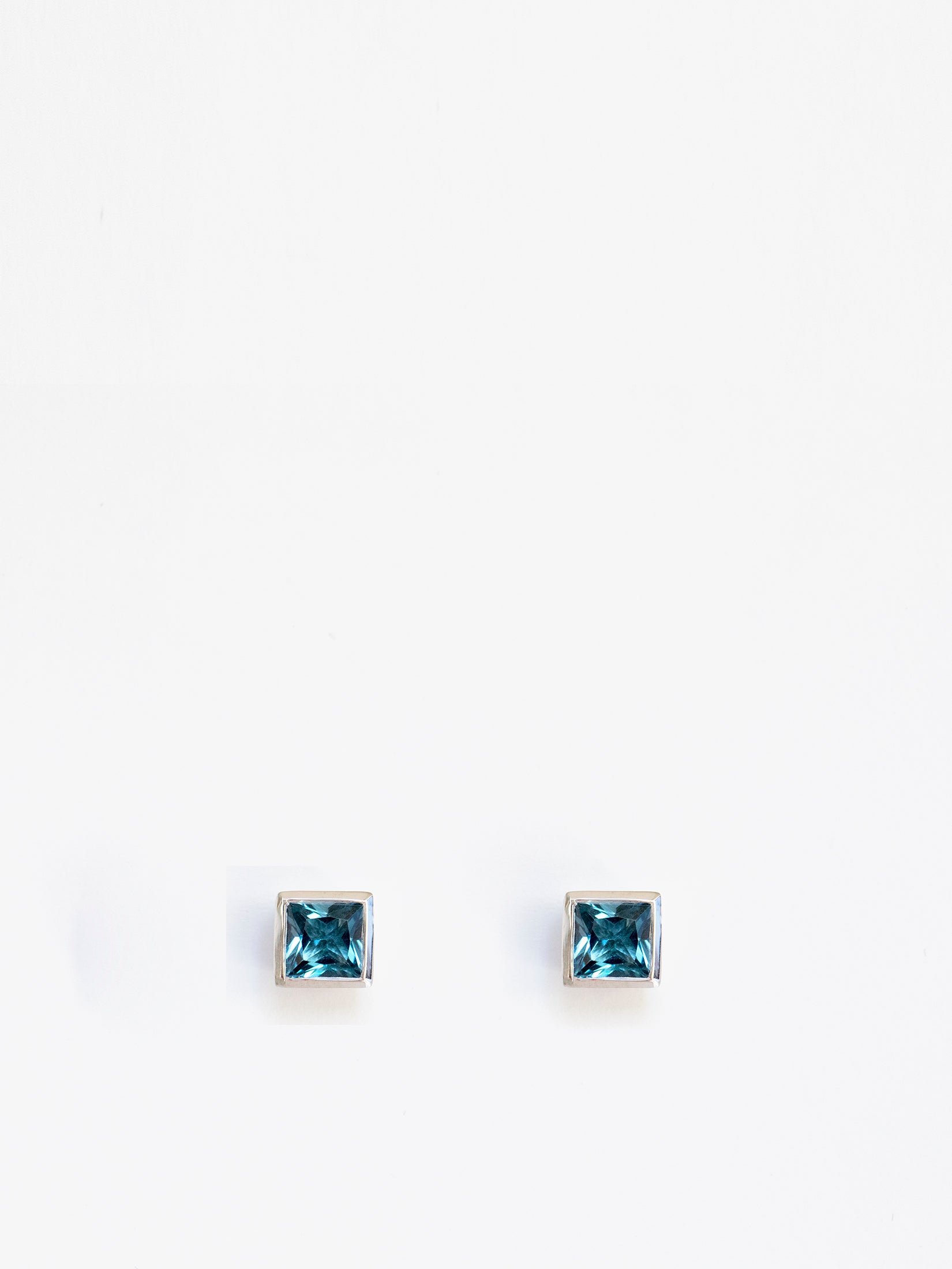 London Blue Topaz Stud Earrings
