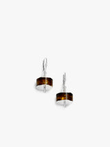 Simple & Classic Baltic Amber Earrings In sterling Silver