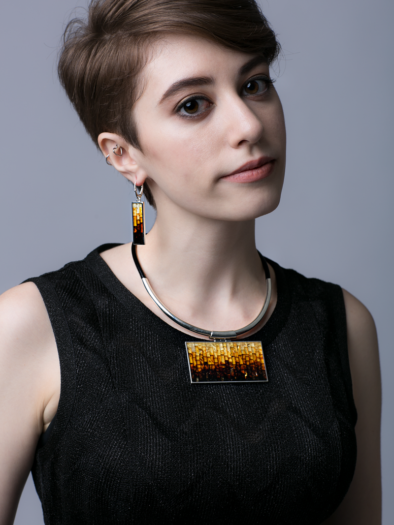 Natural Baltic Amber Earrings 