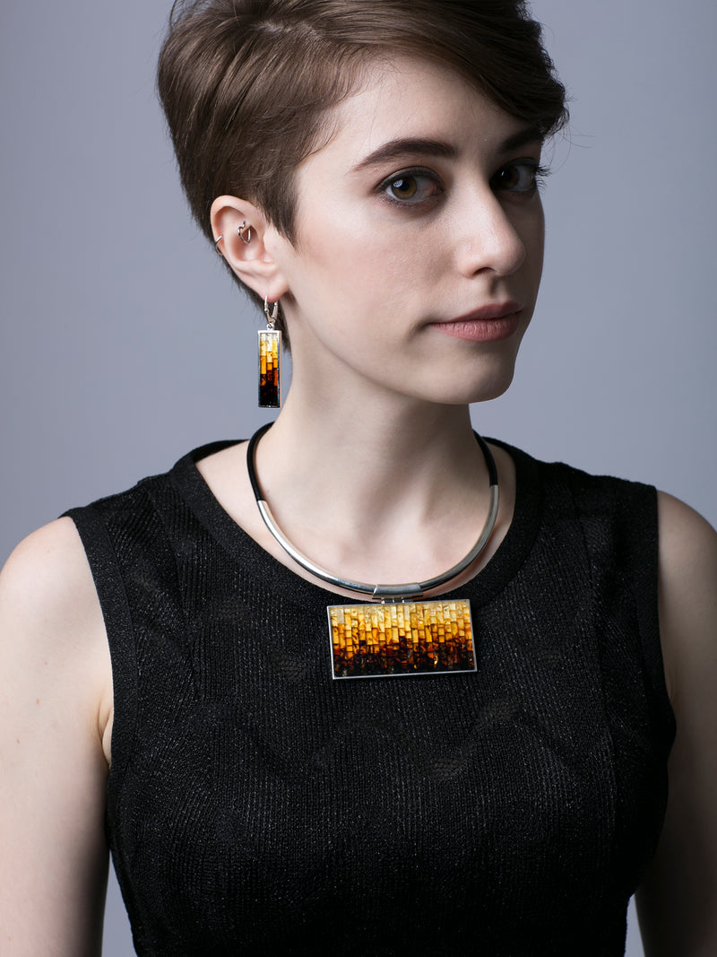Natural Baltic Amber Earrings 